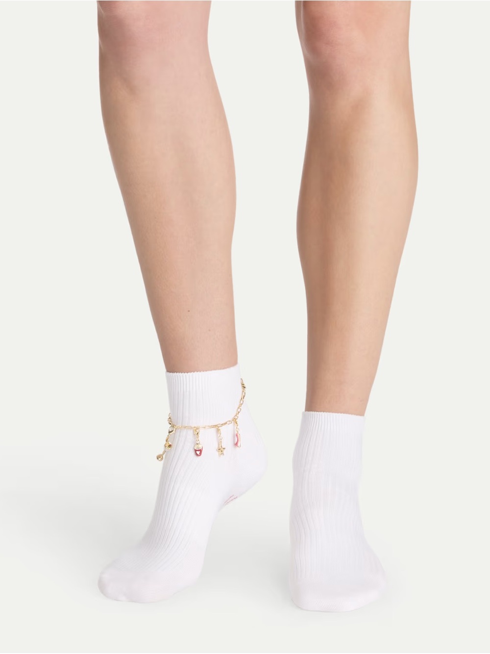 Bombas x Susan Alexandra Charms Anklet Quarter Socks | Size Small NWT - Picture 3 of 11
